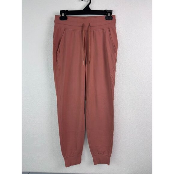 Lululemon women's 6 terracotta ready to rulu high rise cropped jogger pants - Picture 1 of 7